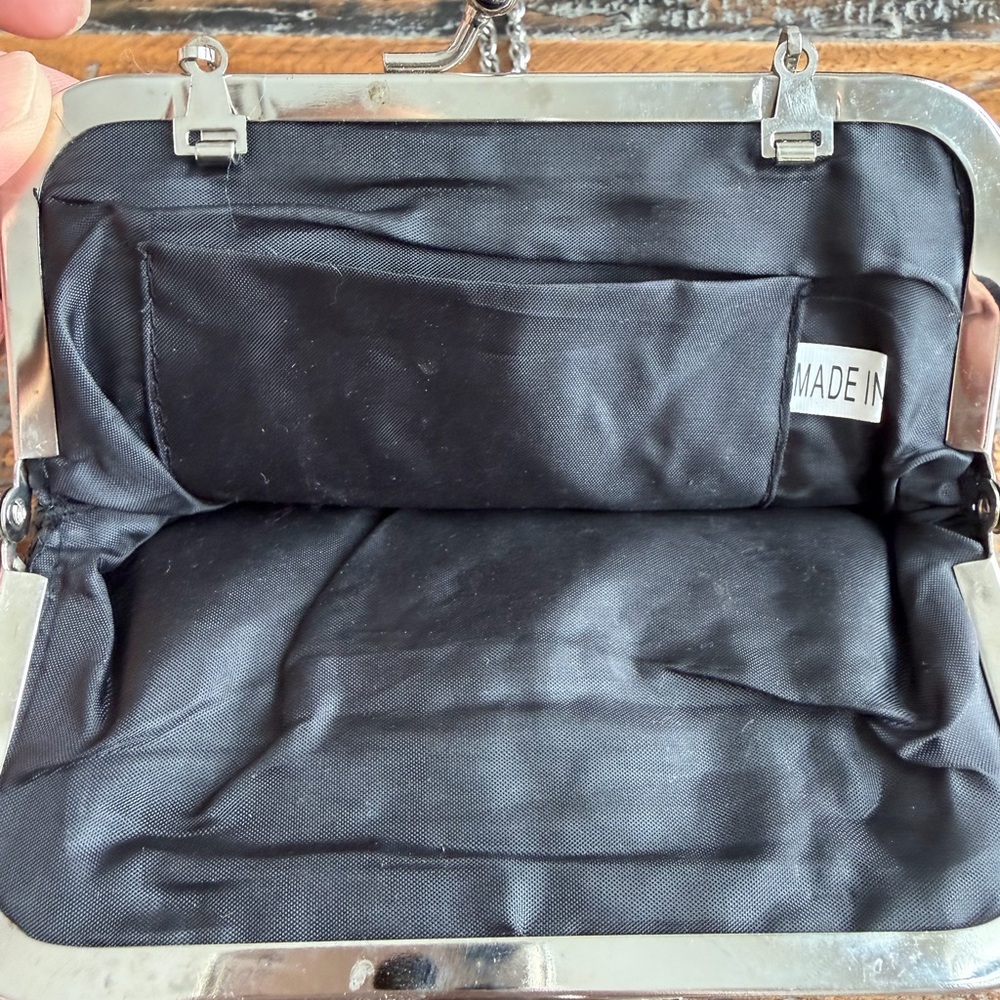 Elegant Black Lace Detail Jacket💫 Black Mini Clutch is gift💫 - Picture 11 of 12